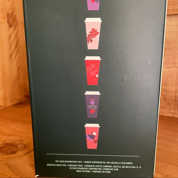 NWT Starbucks Valentine’s Reusable Hot Cups - Picture 3 of 10